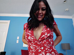 Slutty babe gets her tight pussy drilled by a big dick in reverse cowgirl and doggystyle positions