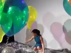 Mooi, Pijpbeurt, Schattig, Latex, Natuurlijk, Tepels, Orgasme, Tieten likken