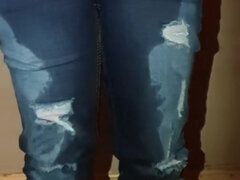 Amateur, Rubia, Hd, Jeans, Masturbación, Orinar, Apretado, Mojado