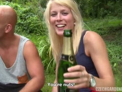 Kont, Blond, Pijpbeurt, Dronken, Vingeren, Handbeurt, Roodharige vrouw, Tieten likken