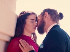 フェラチオ, 茶髪の, イマラチオ, チン, キス, プール, ティーン, 結婚式