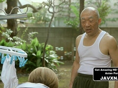 Amazing Asian MILF Gets Fucked By Grandpa - Japanese