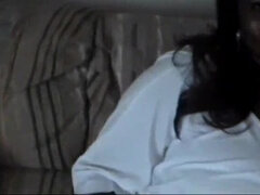 Ebony BBW MILF with big natural tits and big ass talks on cam after hardcore sex with white guys