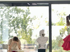 デカ尻, デカパイ, ブロンド, 浮気する