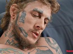 Tussi, Grosser schwanz, Blasen, Hardcore