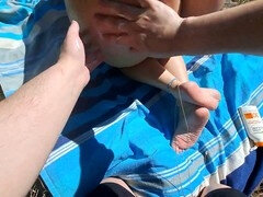 Cul à la bouche, Gros cul, Éjaculation interne, Pieds, Nue  à poil, De plein air, Public, Gicler