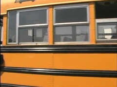 Amerikaans, Mooi, Bruinharig, Autobus, Auto, Sperma in mond, Hardcore, Geschoren