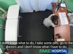 Horny fakehospital brunette gets a sperm treatment from her kinky doctor