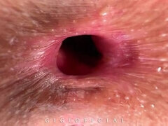Hot Norwegian teen Gigioficial gets anal gape close-up in 4K - most beautiful girl farts while fucking!