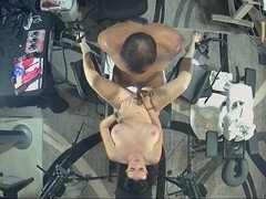 Unloading, big dick small pussy, cropped