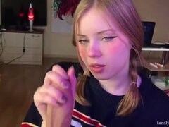 18, デカチン, チン, はじめて, 小柄, ピグテール, 生徒, ゴックンする