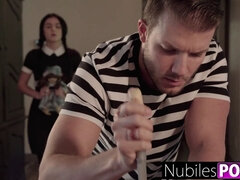 Salle de bains, Blonde, Éjaculation interne, Tir de sperme, Femelle, Branlette thaïlandaise, Rousse roux, Plan cul à trois