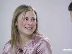 Blondine, Wettbewerb, Hundestellung, Spiele, Behaart, Hd, Natürlichen titten, Realität