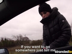 Grosser schwanz, Blasen, Braunhaarige, Flashen, Französisch, Hd, Natürlichen titten, Pov