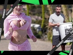 Pijpbeurt, Arts, Geld, Kantoor, Klein, Roodharige vrouw, Tieten likken