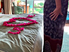Honeymoon, bride fuck on wedding night - ProjectSexdiary