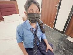 Desi teen with teen in Oyo gonzo romp hindi audio