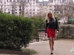 アナル, 美女, ブロンド, フェラチオ, イく瞬間, なめる, 下着, ルーマニア人