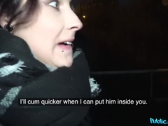 Czech car fuck after public blowjob