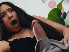 Aziatisch, Pijpbeurt, Arts, Hd, Interraciaal, Ladyboy, Verassing, Thais