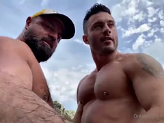 アナル, デカチン, フェラチオ, ゲイ, グループ, 手コキする, ハードコア, オナニー