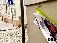 Following milky bunny