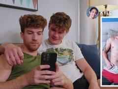 Grosse bite, Brunette brune, En levrette, Homosexuelle, Muscle, Rousse roux, Lécher le sphincter, Plan cul à trois