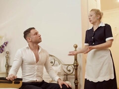 18, 浮気する, ホテル, メイド, 熟年, 淫乱熟女, ロシア人, ユニフォーム