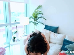 デカ尻, デカパイ, 茶髪の, Hd, ラティーナ, 下着, オナニー, 一人