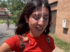 Amateur, Sucer une bite, Tir de sperme, Fétiche, Exhib, Pov, Public, Russe