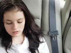 車, 共学, 中出し, オーガズム, ハメ撮り, ティーン