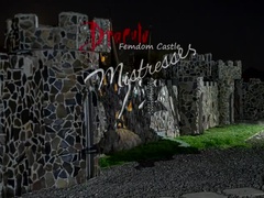 Black Mistress Zeida Caning White Prisoner in Dracula Femdom Castle - Hardcore BDSM Punishment