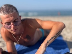 Real public sex, gay twink, oral job