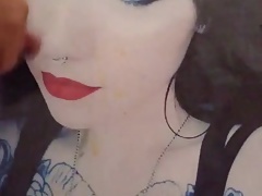 Cum tribute for sexy girl