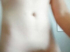 Cute twink twerking his cock