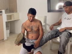 Munching handsome soles and phat bone