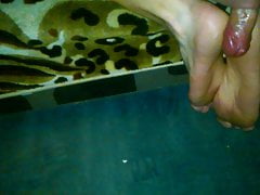 himself foot cum
