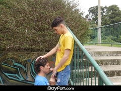 Latino Public Suck Off Leads To No Condom Lad Nail