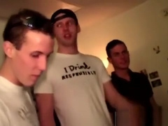 Straight college guys suck cock in drinking game