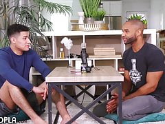 gameshow black guy fucking ends in cumshot