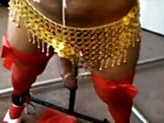 Sissy punctured and milked two