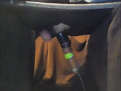 Milking Table Cockhead Vacuum Sucking With Rings On Balls And Cock