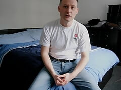 Kudoslong introduces himself strips naked show hairy cock and wanks.