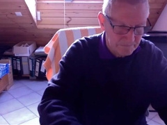 74-Year-Old German Silver Daddy Cums Hard