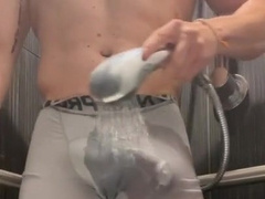 Bathroom have fun at the gym