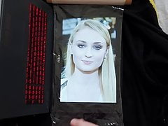 Cumtribute for Sophie Turner - HUGE LOAD