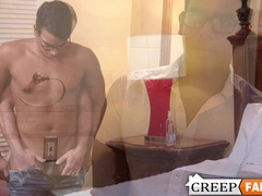 A passionate embrace between Dale Savage throbbing cock and his stepsons gentle lips