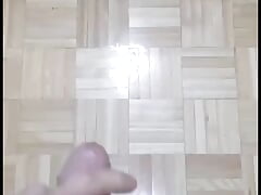 Masturbating in front of the mirror