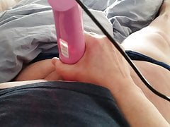 Cum with wand