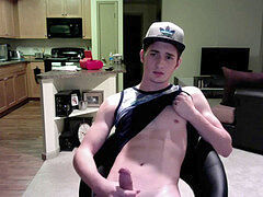 stroking His prick In His apartment